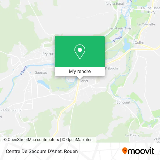 Centre De Secours D'Anet plan