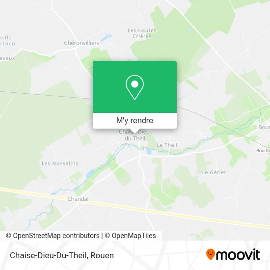 Chaise-Dieu-Du-Theil plan