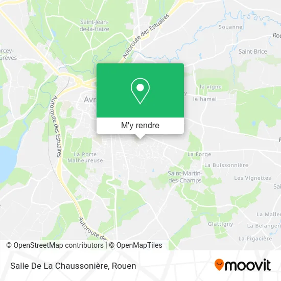 Salle De La Chaussonière plan