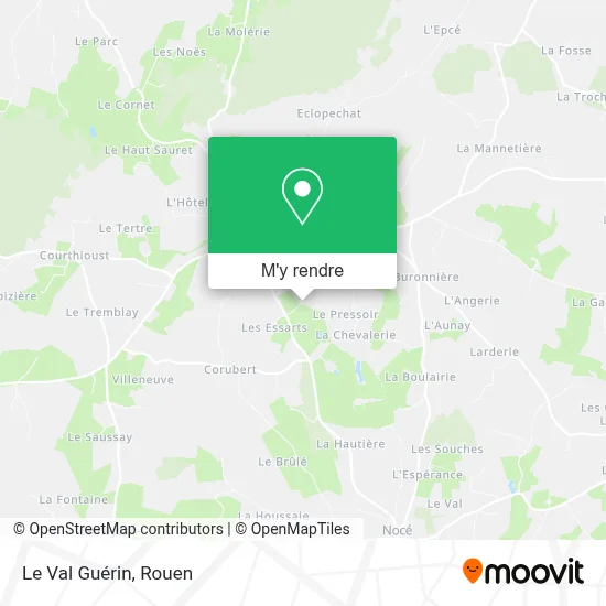 Le Val Guérin plan