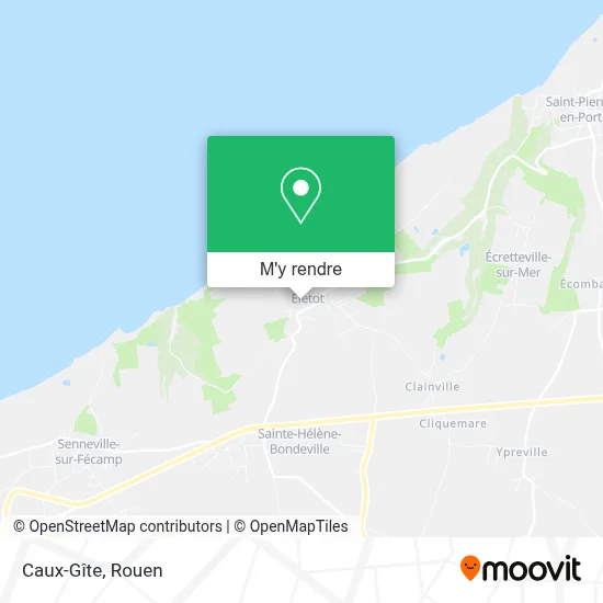 Caux-Gîte plan