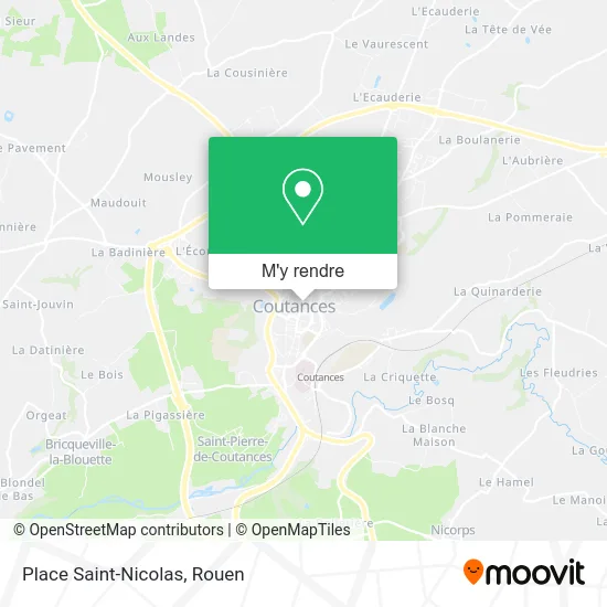 Place Saint-Nicolas plan