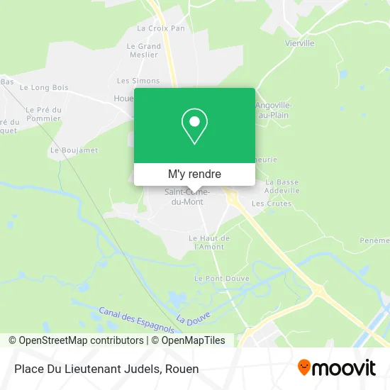 Place Du Lieutenant Judels plan
