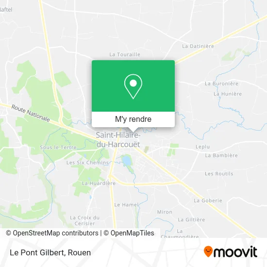 Le Pont Gilbert plan