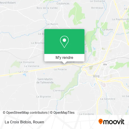La Croix Bidois plan