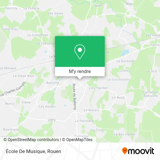 École De Musique plan