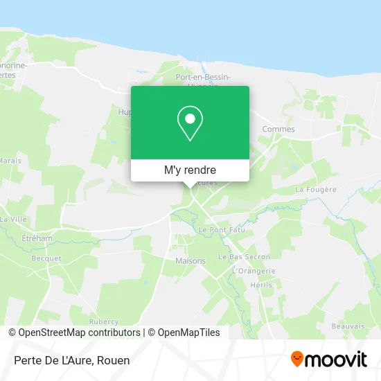 Perte De L'Aure plan