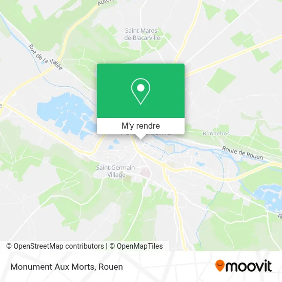 Monument Aux Morts plan