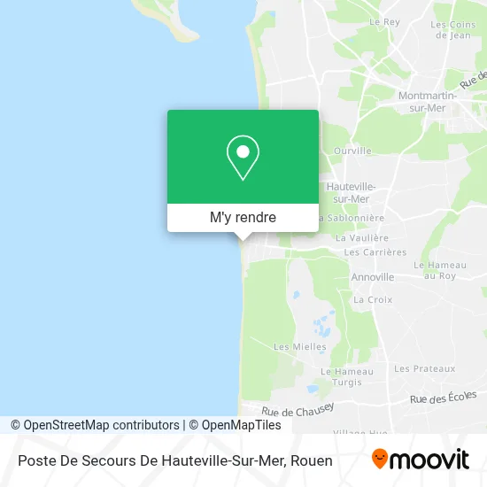 Poste De Secours De Hauteville-Sur-Mer plan