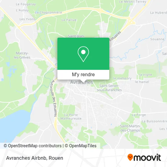 Avranches Airbnb plan