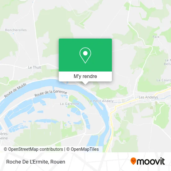 Roche De L'Ermite plan