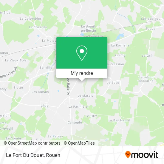 Le Fort Du Douet plan