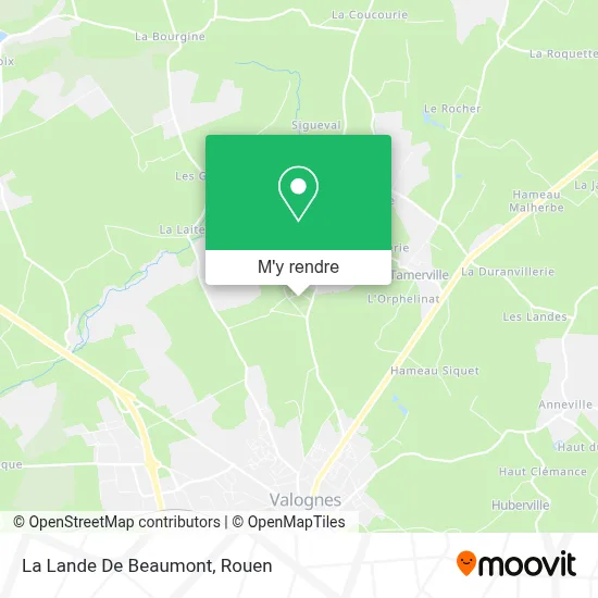 La Lande De Beaumont plan