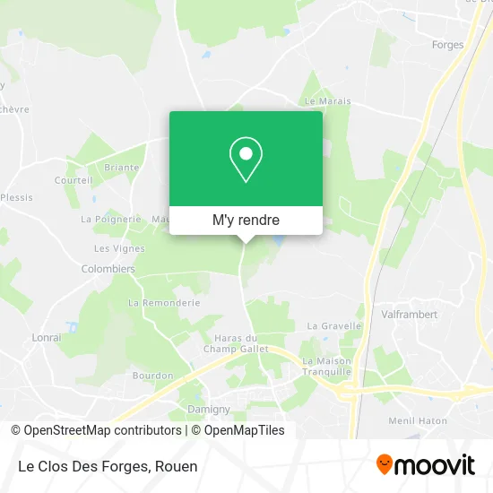 Le Clos Des Forges plan