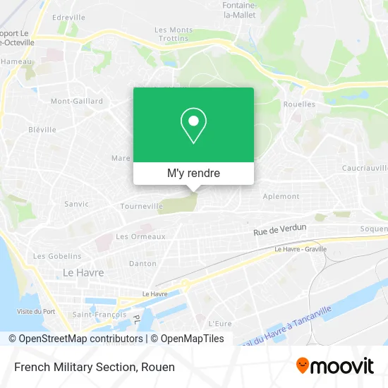 French Military Section plan