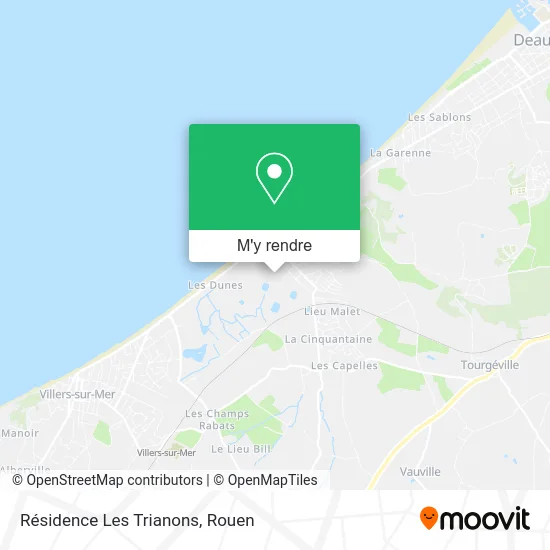 Résidence Les Trianons plan