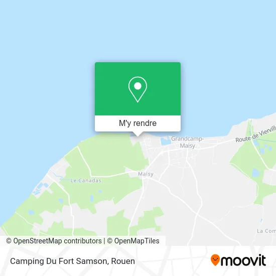 Camping Du Fort Samson plan