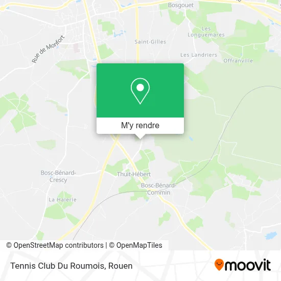 Tennis Club Du Roumois plan