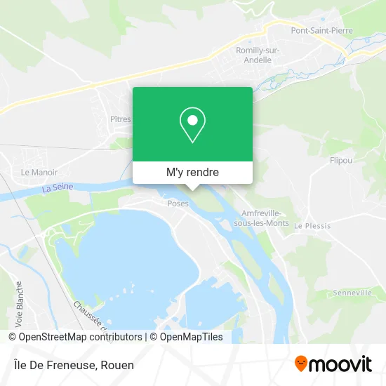 Île De Freneuse plan