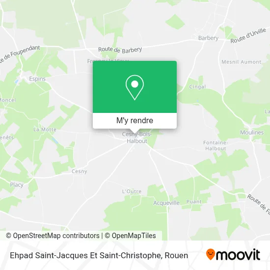 Ehpad Saint-Jacques Et Saint-Christophe plan