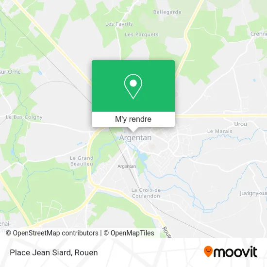 Place Jean Siard plan