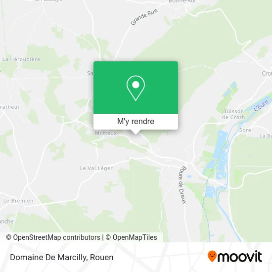 Domaine De Marcilly plan