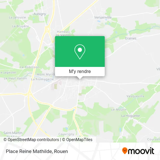 Place Reine Mathilde plan