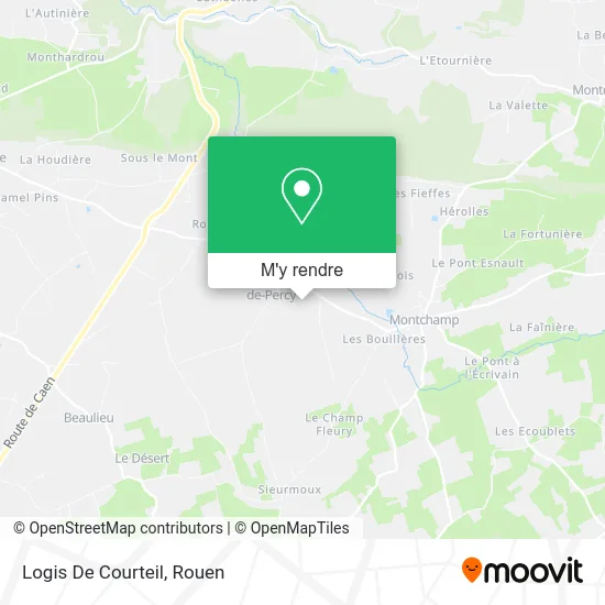 Logis De Courteil plan