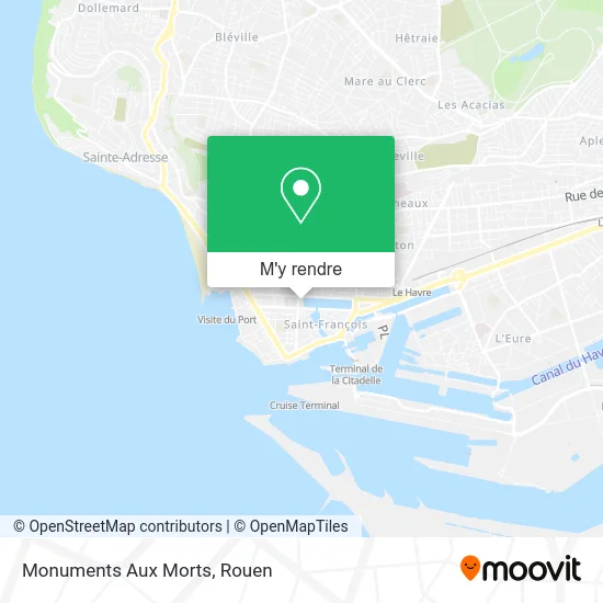 Monuments Aux Morts plan