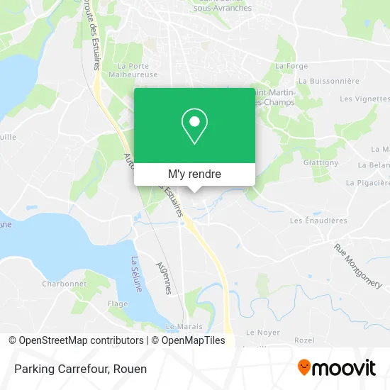 Parking Carrefour plan