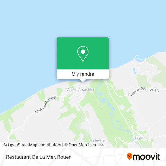 Restaurant De La Mer plan