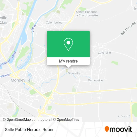 Salle Pablo Neruda plan