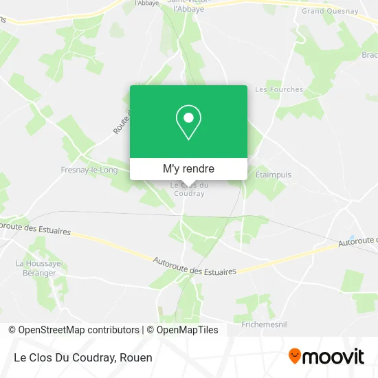 Le Clos Du Coudray plan