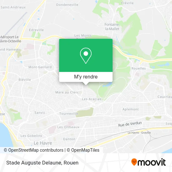 Stade Auguste Delaune plan