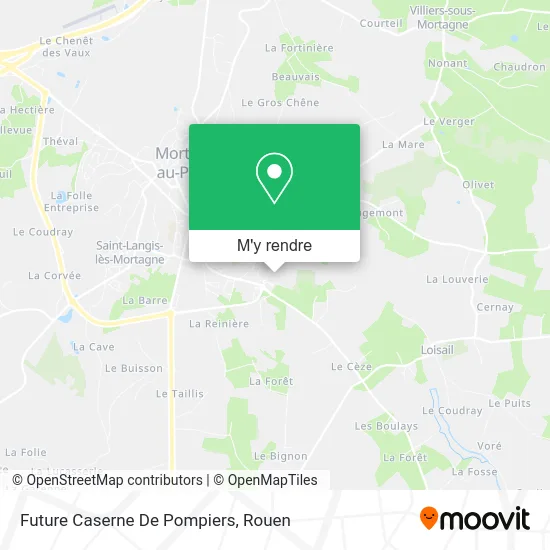 Future Caserne De Pompiers plan