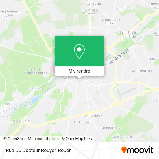 Rue Du Docteur Rouyer plan