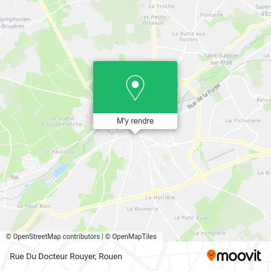 Rue Du Docteur Rouyer plan