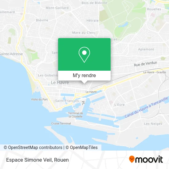 Espace Simone Veil plan