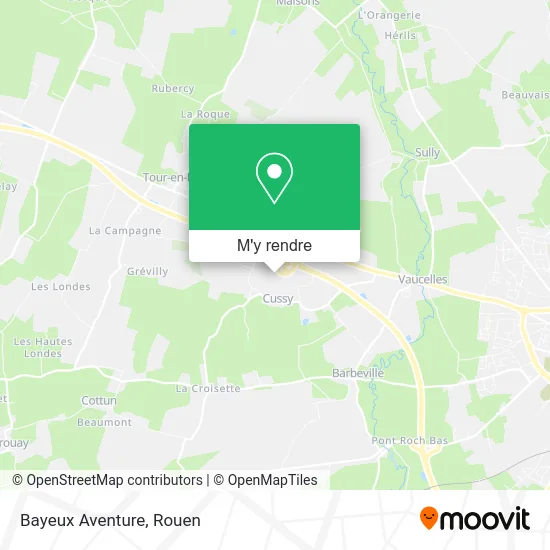 Bayeux Aventure plan