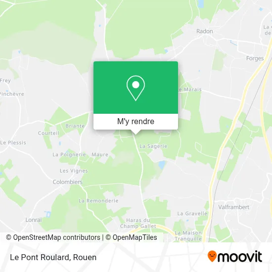 Le Pont Roulard plan