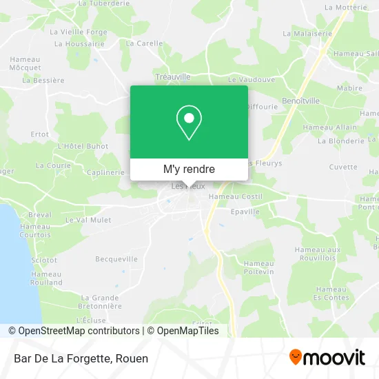 Bar De La Forgette plan