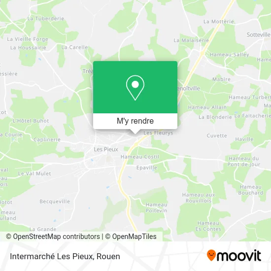 Intermarché Les Pieux plan