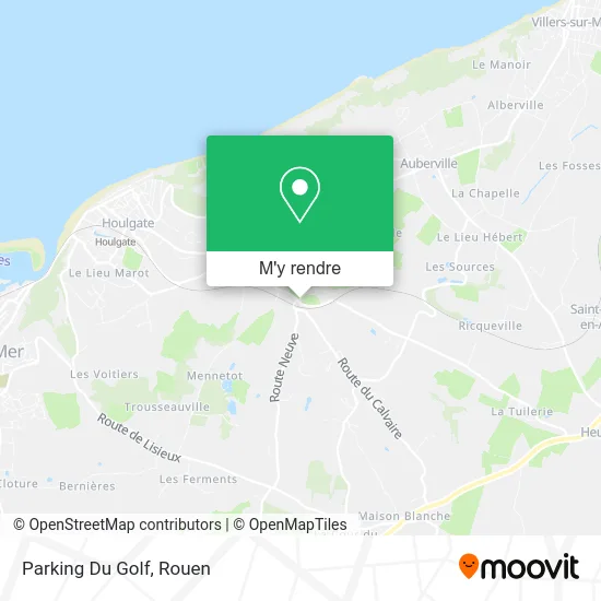 Parking Du Golf plan