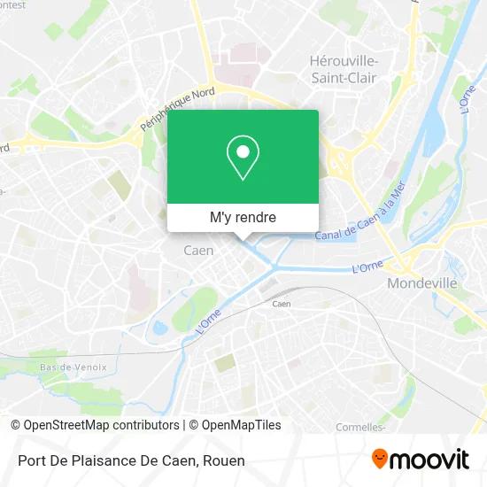 Port De Plaisance De Caen plan