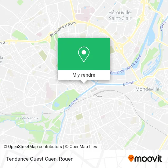 Tendance Ouest Caen plan