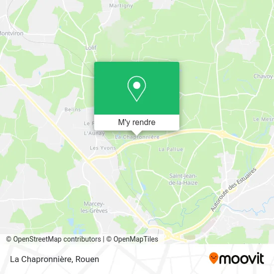 La Chapronnière plan