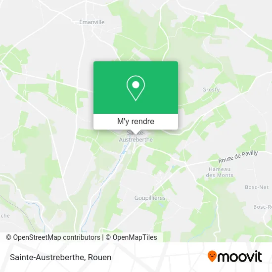 Sainte-Austreberthe plan