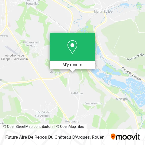 Future Aire De Repos Du Château D'Arques plan