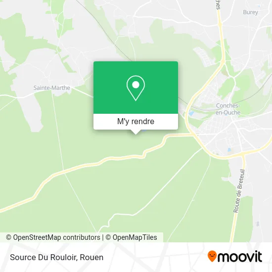 Source Du Rouloir plan