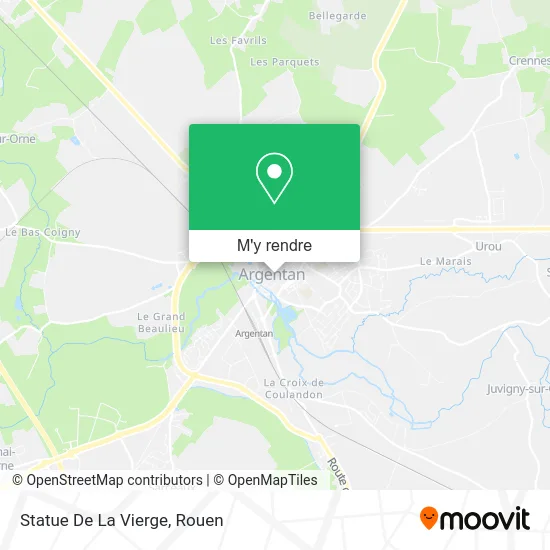 Statue De La Vierge plan